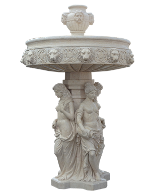   indoor marble angel water fountain