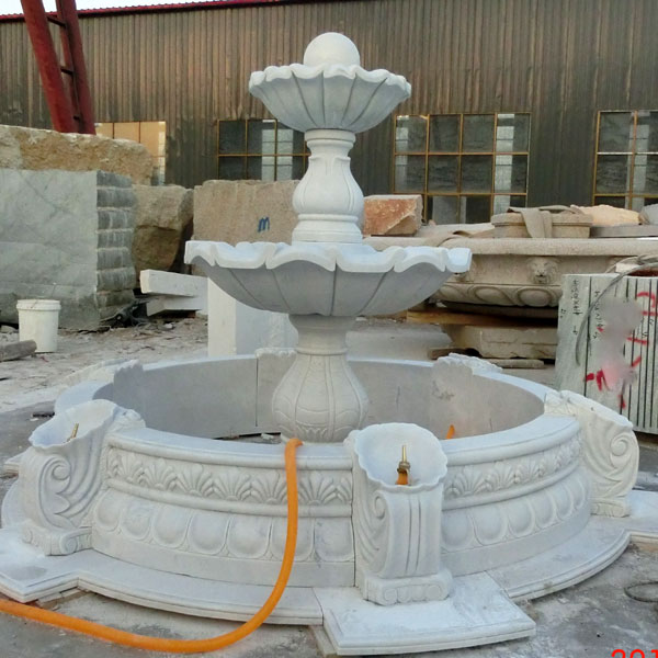 Large Tiered Fountain with Spraying Canada 3 Tiered Stone Water Fountains for Sale