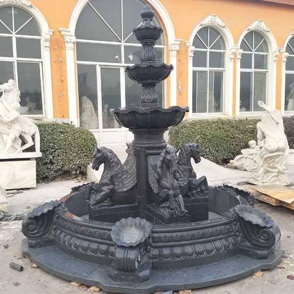 Architectural Fountain Pools Canada 3 Tiered Marble Water Fountain for Sale