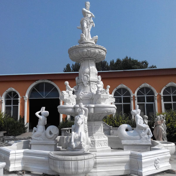 Large Granite Estate Fountain Fabrication Beautiful Marble Water Fountain Designs