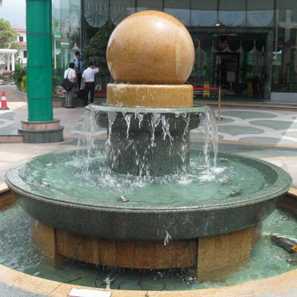 Large Outdoor Marble Stone Pool Garden Water Fount Cost Landscaping Outdoor Water Fountain Designs