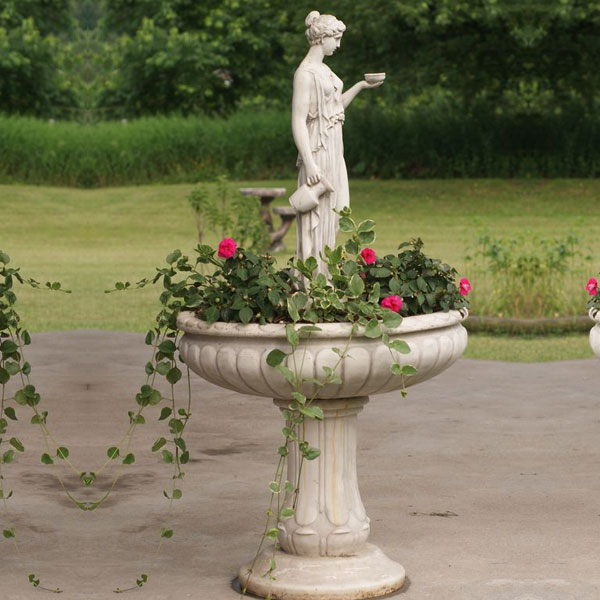 angel boys fountain Decorative Garden Marble Water Fountain with Angel statue