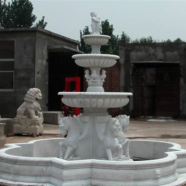 Three Angel Water Fountain angel baby water fountain