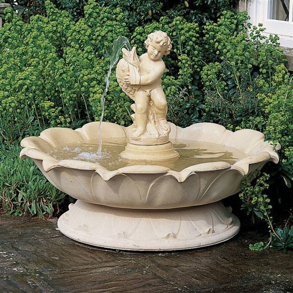 angel statue marble fountain Stone Garden Products sunset glow red angel Flowing water fountain