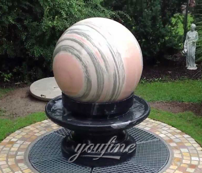 Granite rolling ball garden water fountains outdoor for sale